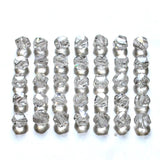 6mm 200pcs Faceted Crystal Glass Bead Spacer Round Beads for Jewelry Making