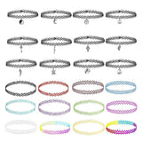 Colors Choker Necklace Set Henna Tattoo Stretch Elastic Jewelry Women Girl Gift