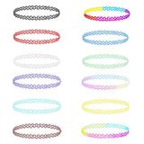 Colors Choker Necklace Set Henna Tattoo Stretch Elastic Jewelry Women Girl Gift
