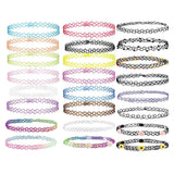 Colors Choker Necklace Set Henna Tattoo Stretch Elastic Jewelry Women Girl Gift