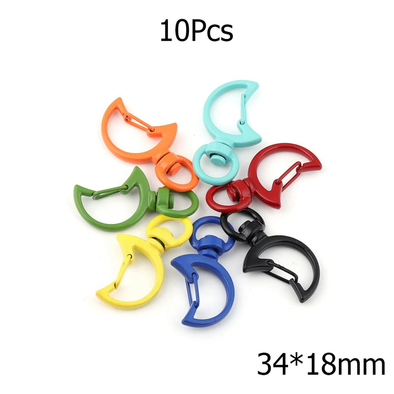 Multi-Colors Mixed Brooch Pins Lobster Clasp Hooks Ball Chain Key Rings Chains