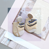 Earthy Colors Vintage Floral Pattern Polymer Clay Earrings Set