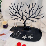 Deer Antlers Earring Stand Holder Jewellery Box
