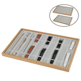 Multi-Grids Watches Display Box Wood Holder for Market