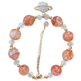 Inclusion Crystal Bracelets Natural Stone 10mm Beaded Bracelet