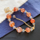 Inclusion Crystal Bracelets Natural Stone 10mm Beaded Bracelet