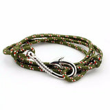 Layer Anchor Bracelet Unisex Rope Charm Wristband
