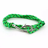 Layer Anchor Bracelet Unisex Rope Charm Wristband
