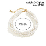 Baroque Pearl Heart Pendant Necklace for Women Short Necklac