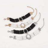 Multi-Layer Pearl Necklace Punk Ladies Wedding Charm Jewelry
