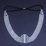 Crystal Bridal Hairband Bling Rhinestone Head Chain Jewelry