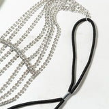 Crystal Bridal Hairband Bling Rhinestone Head Chain Jewelry