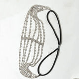 Crystal Bridal Hairband Bling Rhinestone Head Chain Jewelry