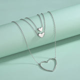 Heart-Shaped Necklace Vintage Bohemian Jewelry Gift