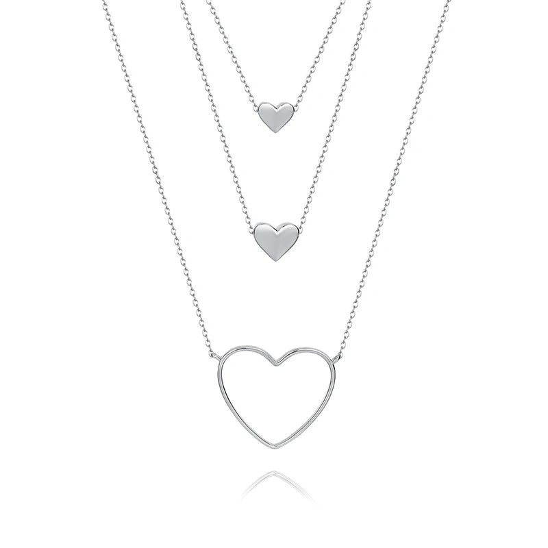 Heart-Shaped Necklace Vintage Bohemian Jewelry Gift