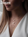 Heart-Shaped Necklace Vintage Bohemian Jewelry Gift