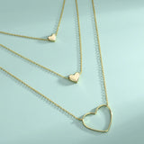 Heart-Shaped Necklace Vintage Bohemian Jewelry Gift