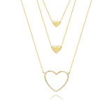 Heart-Shaped Necklace Vintage Bohemian Jewelry Gift
