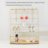 Metal Jewelry Rack Earrings Stand Organizer