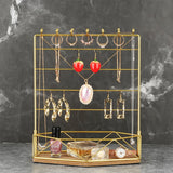 Modern Style Jewelry Rack Earrings Necklace Metal Stand Holder
