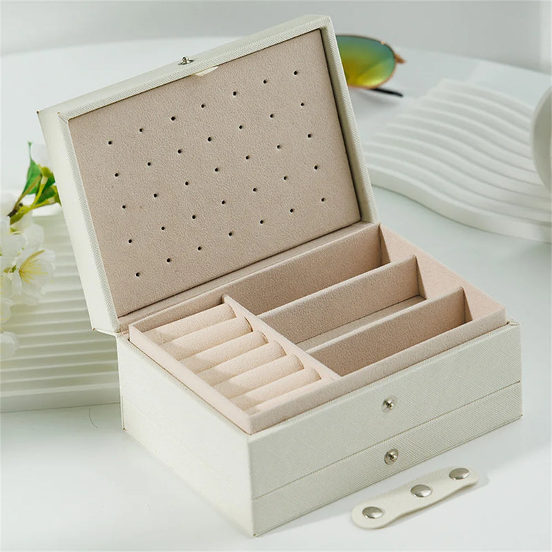 Large-Capacity Jewelry Organizer Multi-Functional Storage Case
