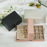 Large-Capacity Jewelry Organizer Multi-Functional Storage Case