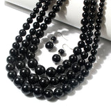 Multi-Layer Pearl Bead Chain Necklace for Women Wedding