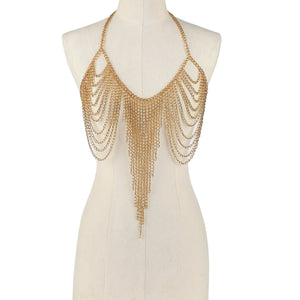 Layered Bra Chain Body Jewelry for Women