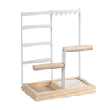 Layered Jewelry Display Stand Desktop Storage Holder
