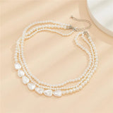 Elegant Baroque Pearl Choker Necklace