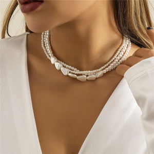 Elegant Baroque Pearl Choker Necklace
