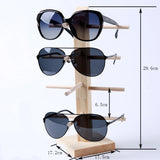 Wood Sunglass Display Rack Shelf Eyeglasses Stand