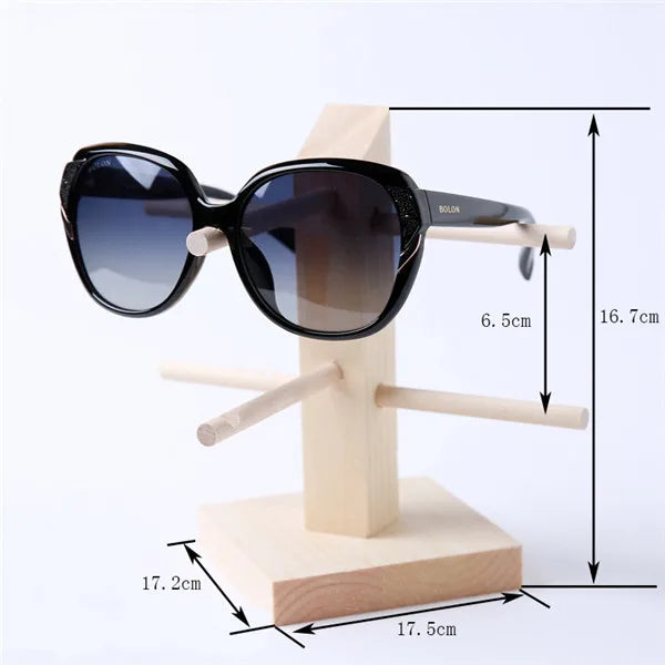 Wood Sunglass Display Rack Shelf Eyeglasses Stand