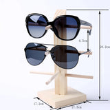 Wood Sunglass Display Rack Shelf Eyeglasses Stand