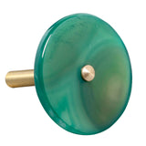 Agate Slice Drawer Cabinet Pulls Door Handle Brass Hooks