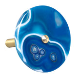 Agate Slice Drawer Cabinet Pulls Door Handle Brass Hooks