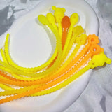Reusable Silicone Zip Ties Multicolor Home Office