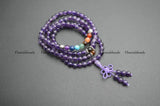 Amethyst 6mm Round Beads Chakra Bracelet Party Jewelry