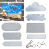 Doorplate Silicone Mold Signs Casting Resin Mould