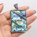 Multi-Shaped Sbalone Shell Brooch Pendant DIY Jewelry Making