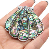 Multi-Shaped Sbalone Shell Brooch Pendant DIY Jewelry Making