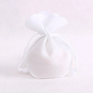 10Pcs/lot Velvet Pouches Drawstring Bags for Wedding Candy Packaging