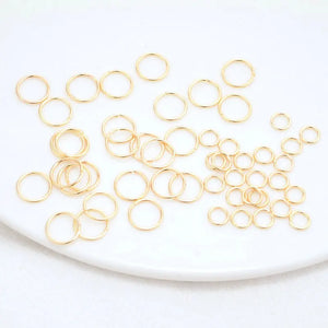 100PCS Open Jump Rings Split Rings for Jewelry Making DIY