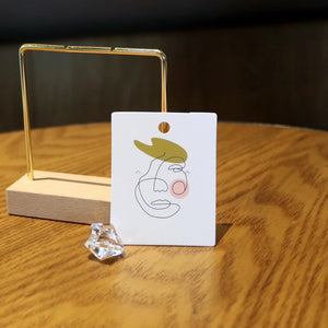 30pcs/lot Thick Jewelry Holder Paper Card Earring Necklace Display Cards