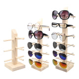 Wood Sunglasses Case Stand Jewelry Organizer Glasses Holder