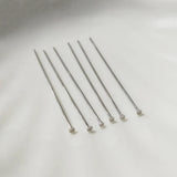 Rhodium Plated Eye Pins/Ball Head/Flat Head Pins Wholesale