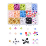 Polymer Clay Beads Round Spacer Acrylic Beads for Jewelry