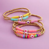 Polymer Clay Beads Round Spacer Acrylic Beads for Jewelry