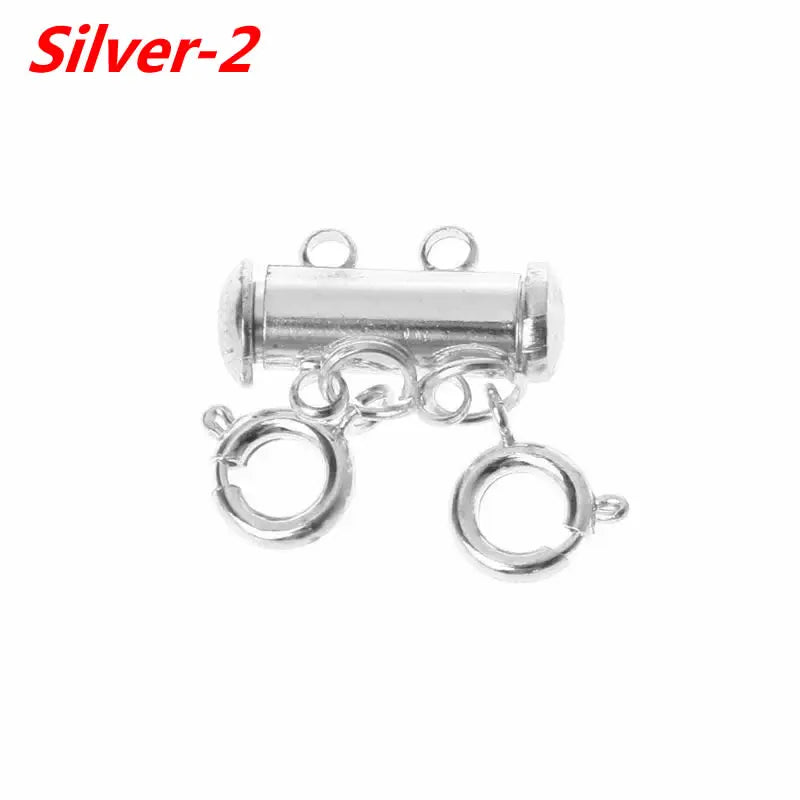 Jewelry Connectors Magnetic Tube Lock Necklace Clasps
