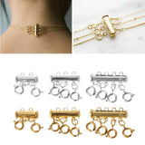 Jewelry Connectors Magnetic Tube Lock Necklace Clasps